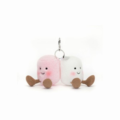 Jellycat Pair of Marshmallows Dije Para Bolso | PUKI-82573